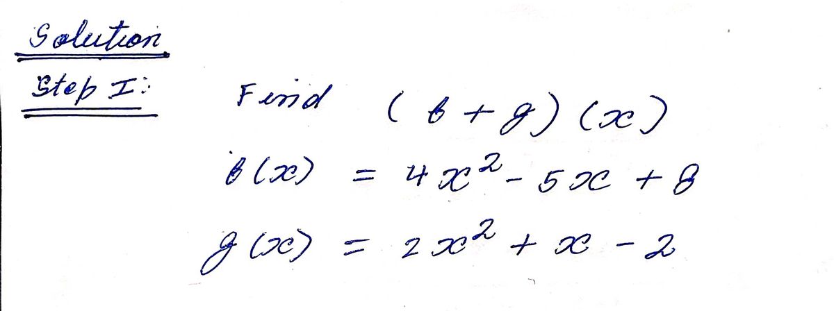 Algebra homework question answer, step 1, image 1