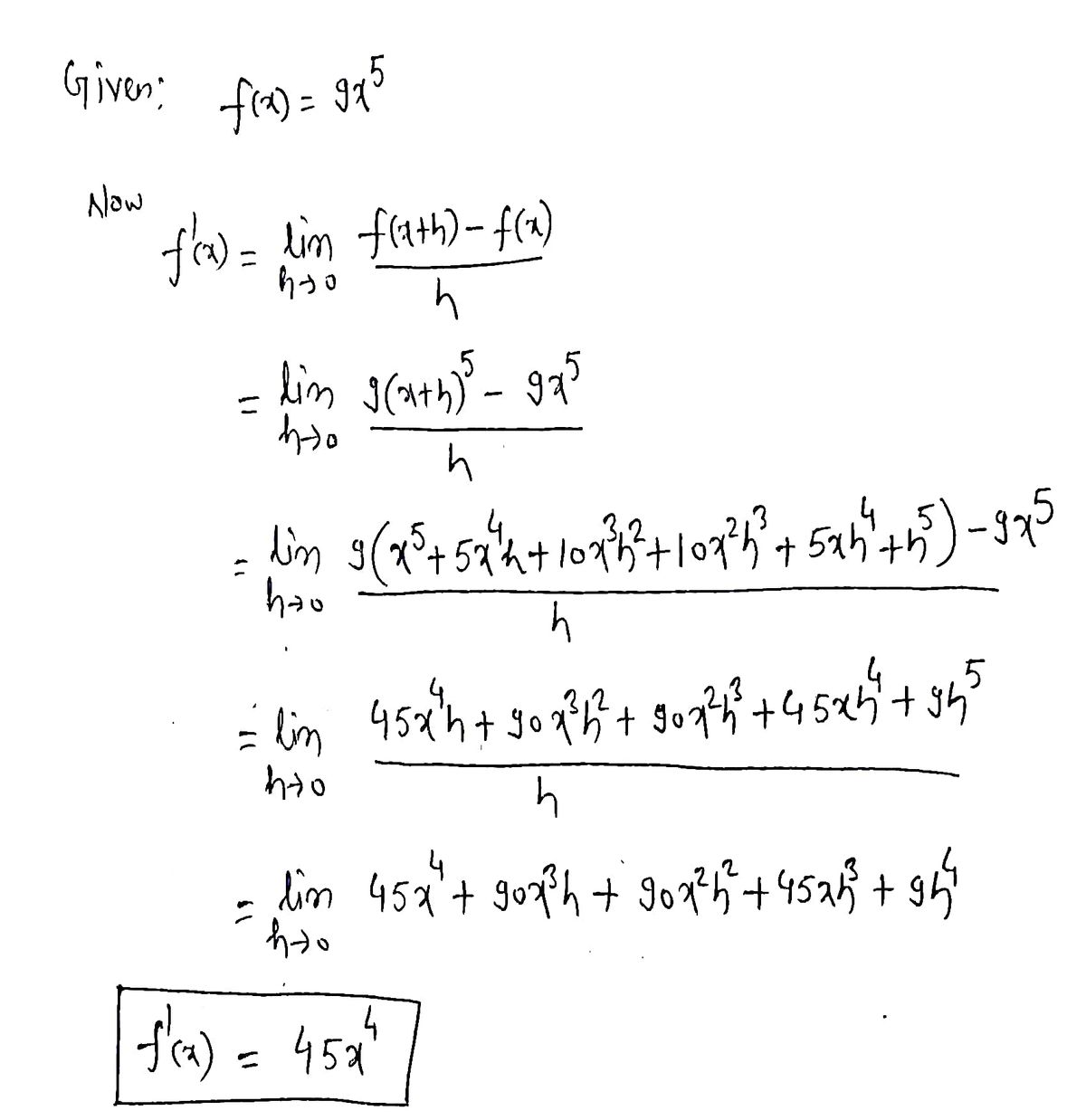 Calculus homework question answer, step 1, image 1