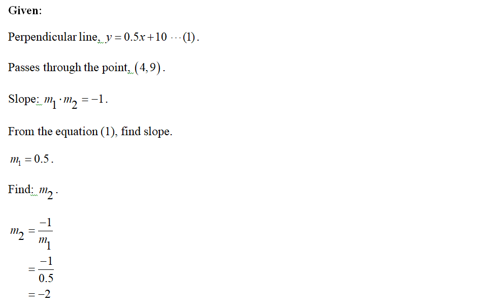 Answered: Write The Equation Of The Line Through… | Bartleby