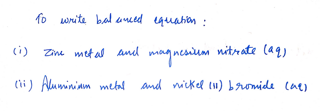 Chemistry homework question answer, step 1, image 1