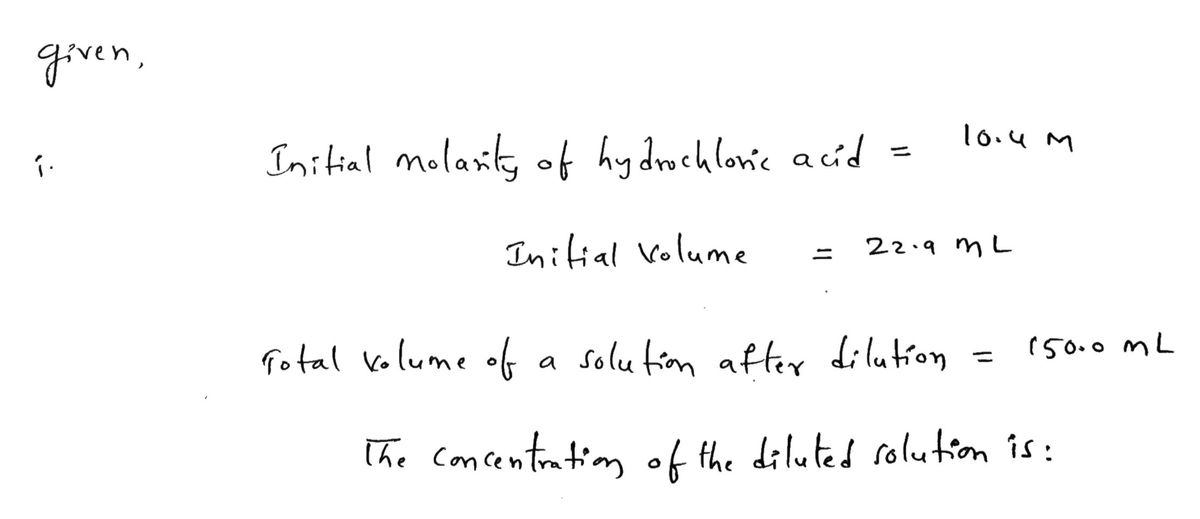 Chemistry homework question answer, step 1, image 1