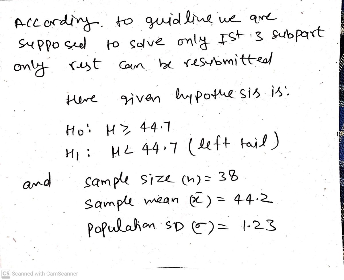 Statistics homework question answer, step 1, image 1