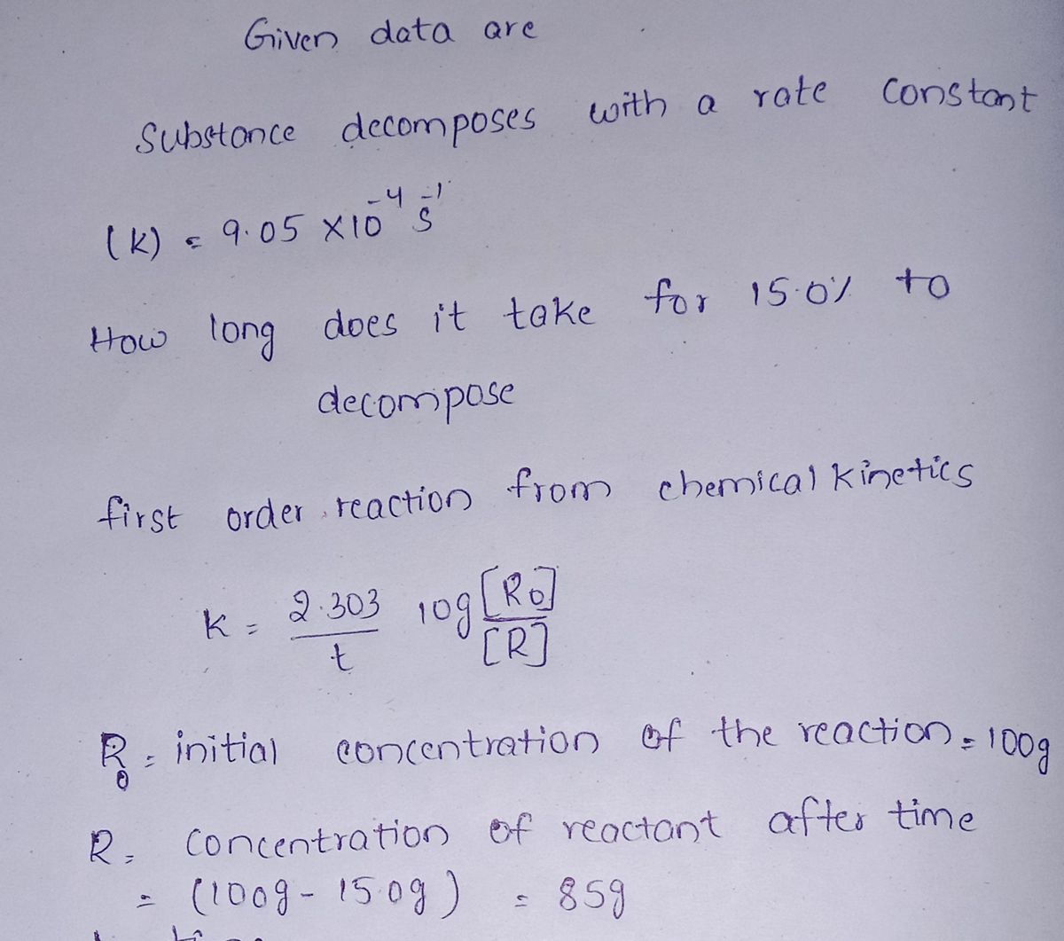 Chemistry homework question answer, step 1, image 1