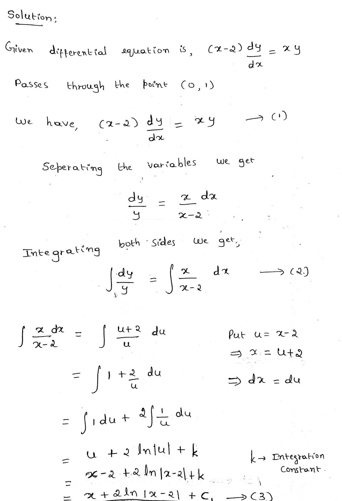 Advanced Math homework question answer, step 1, image 1