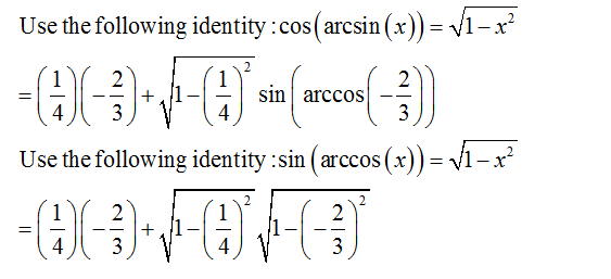 answered-solve-sin-arccos-2-3-arcsin1-4-bartleby