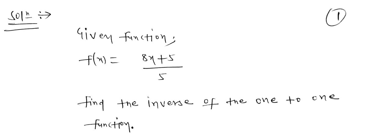 Algebra homework question answer, step 1, image 1