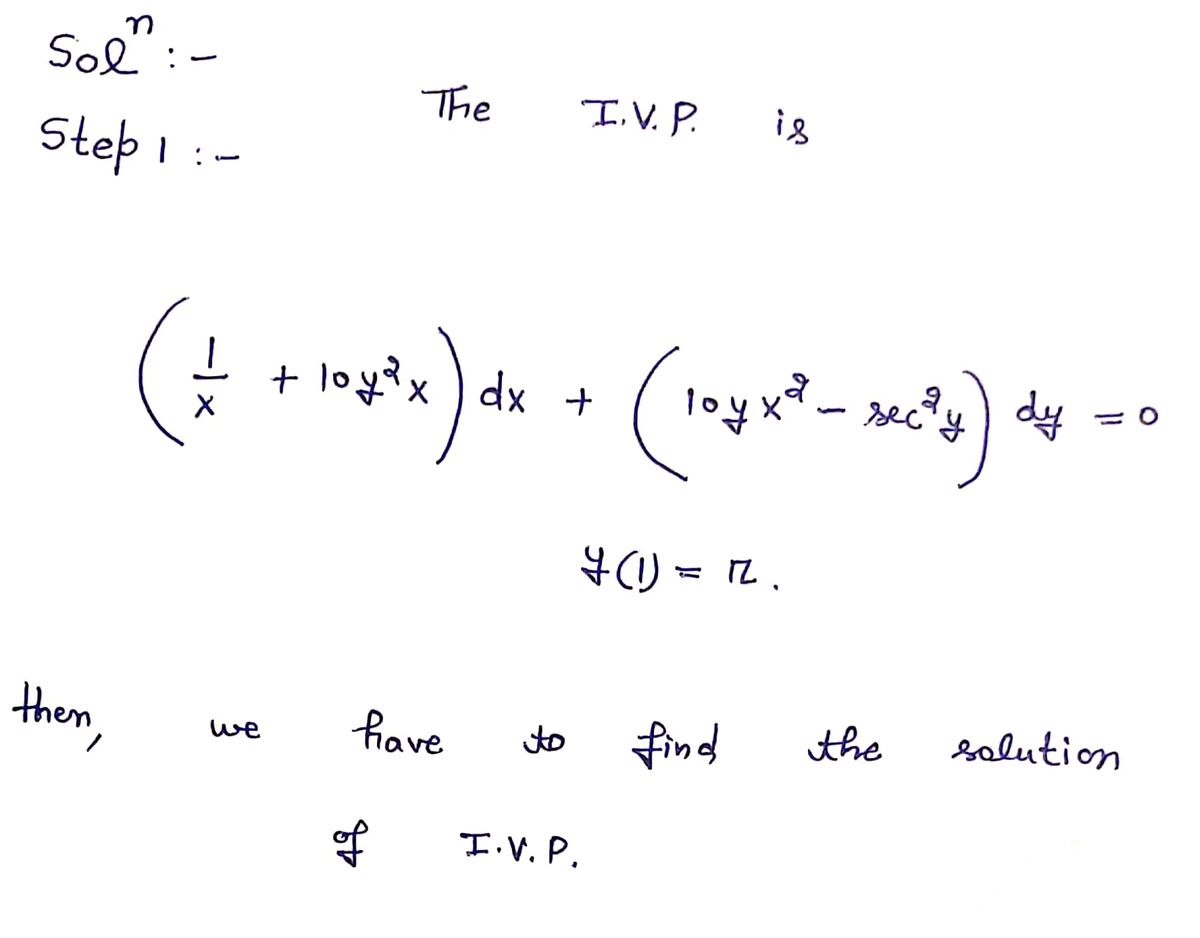 Advanced Math homework question answer, step 1, image 1