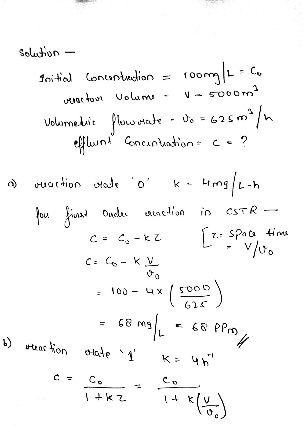 Chemical Engineering homework question answer, step 1, image 1