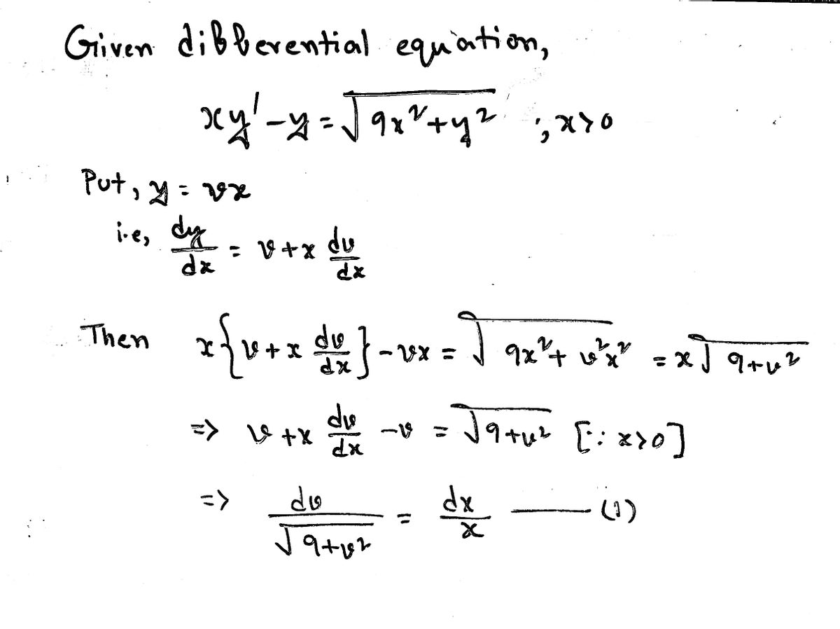 Advanced Math homework question answer, step 1, image 1