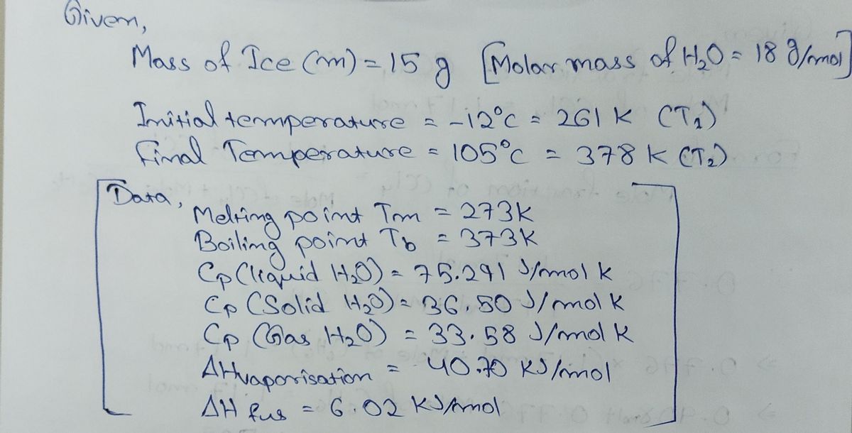 Chemistry homework question answer, step 1, image 1