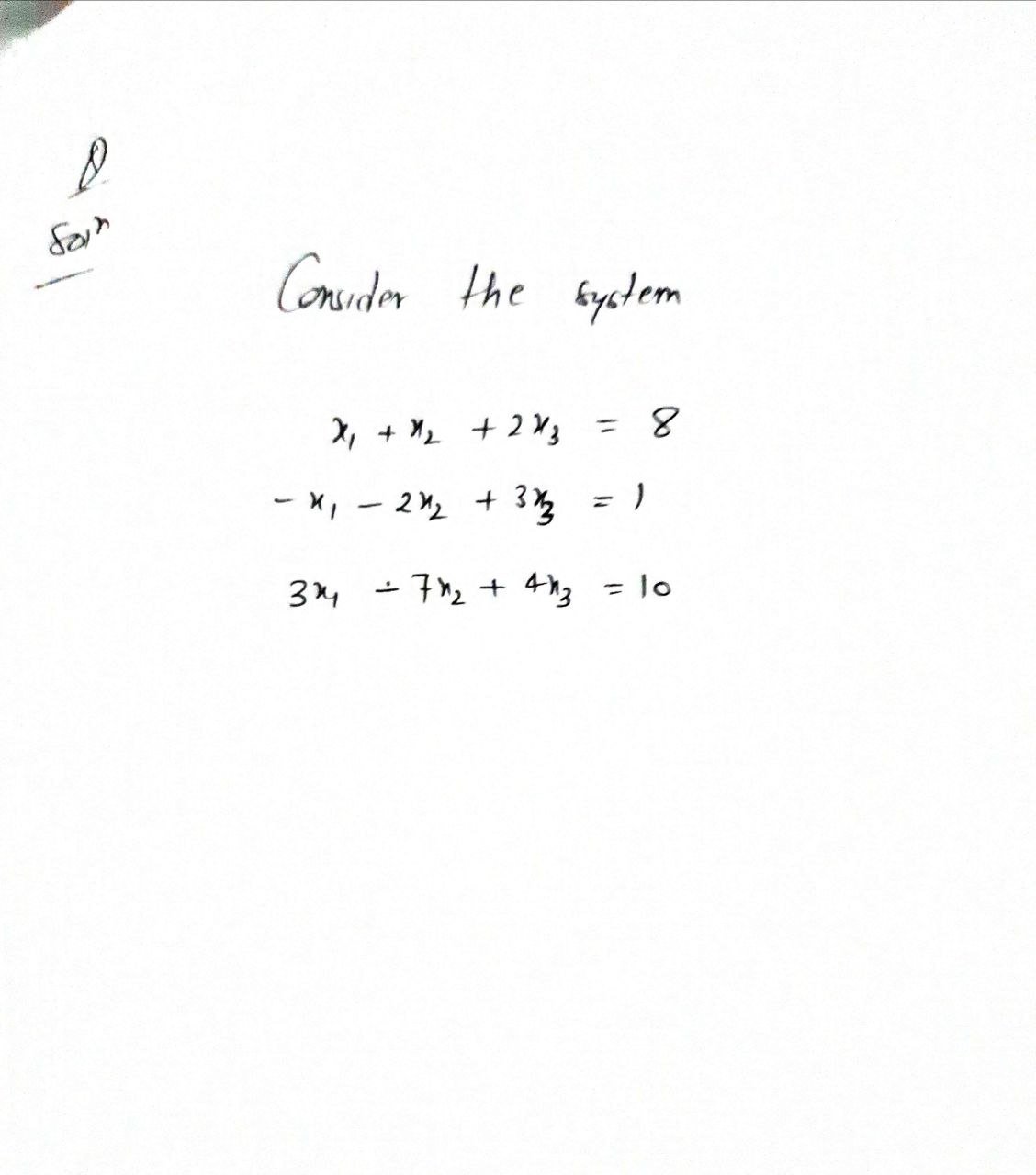 Algebra homework question answer, step 1, image 1