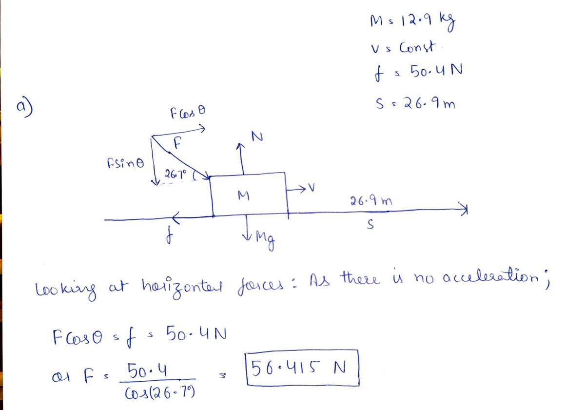 Physics homework question answer, step 1, image 1