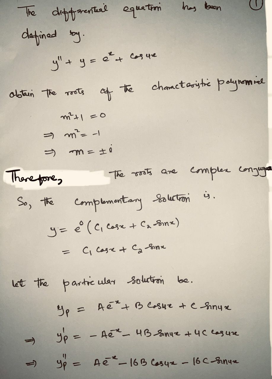 Advanced Math homework question answer, step 1, image 1