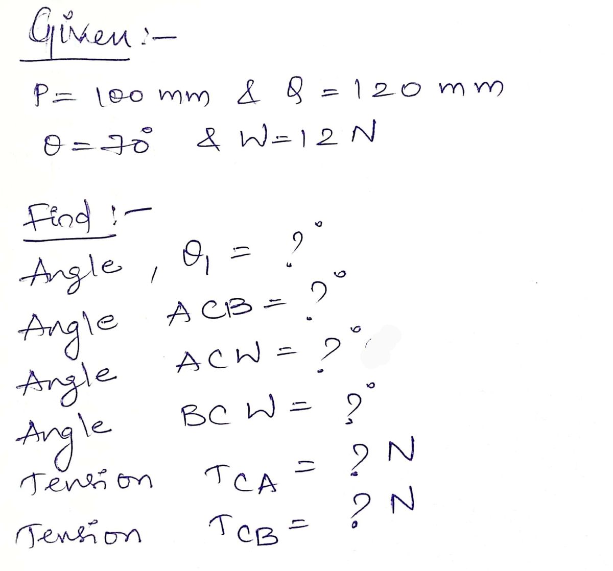 Mechanical Engineering homework question answer, step 1, image 1