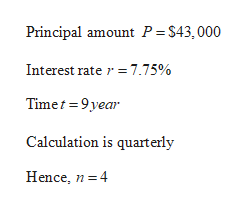 Answered: Find the accumulated amount A if the… | bartleby