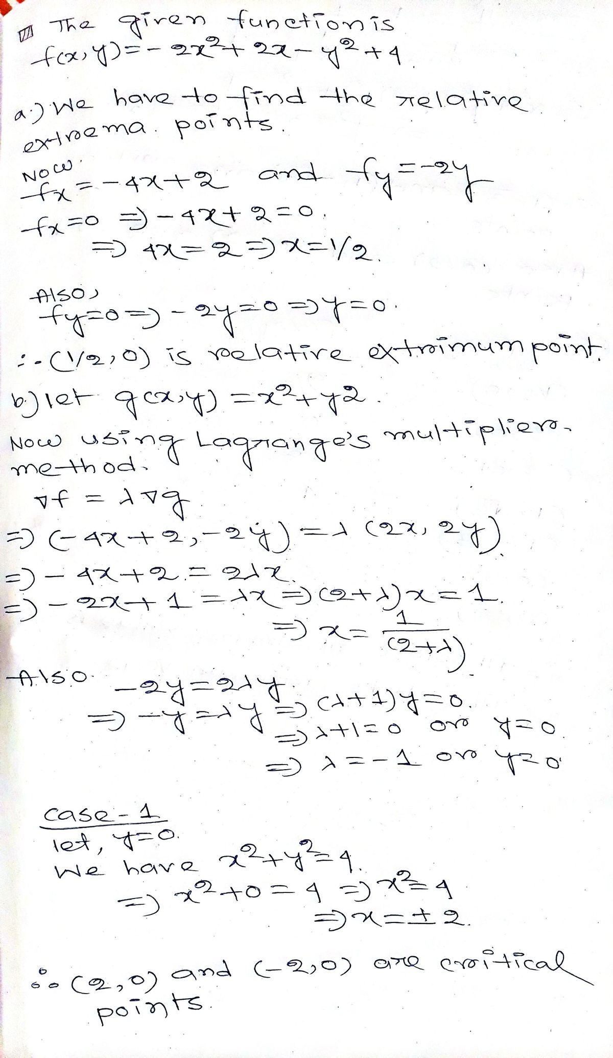 Advanced Math homework question answer, step 1, image 1