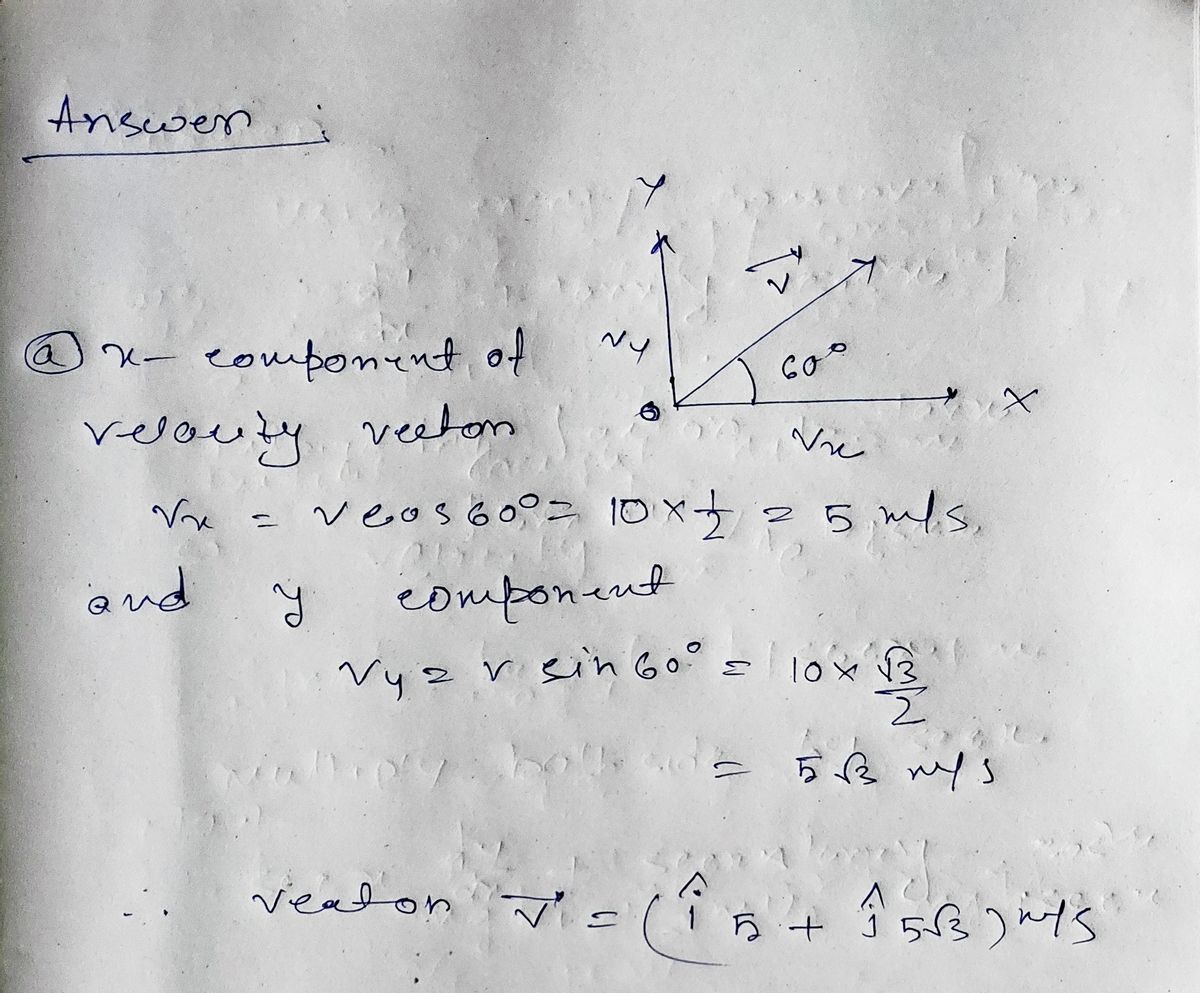 Physics homework question answer, step 1, image 1