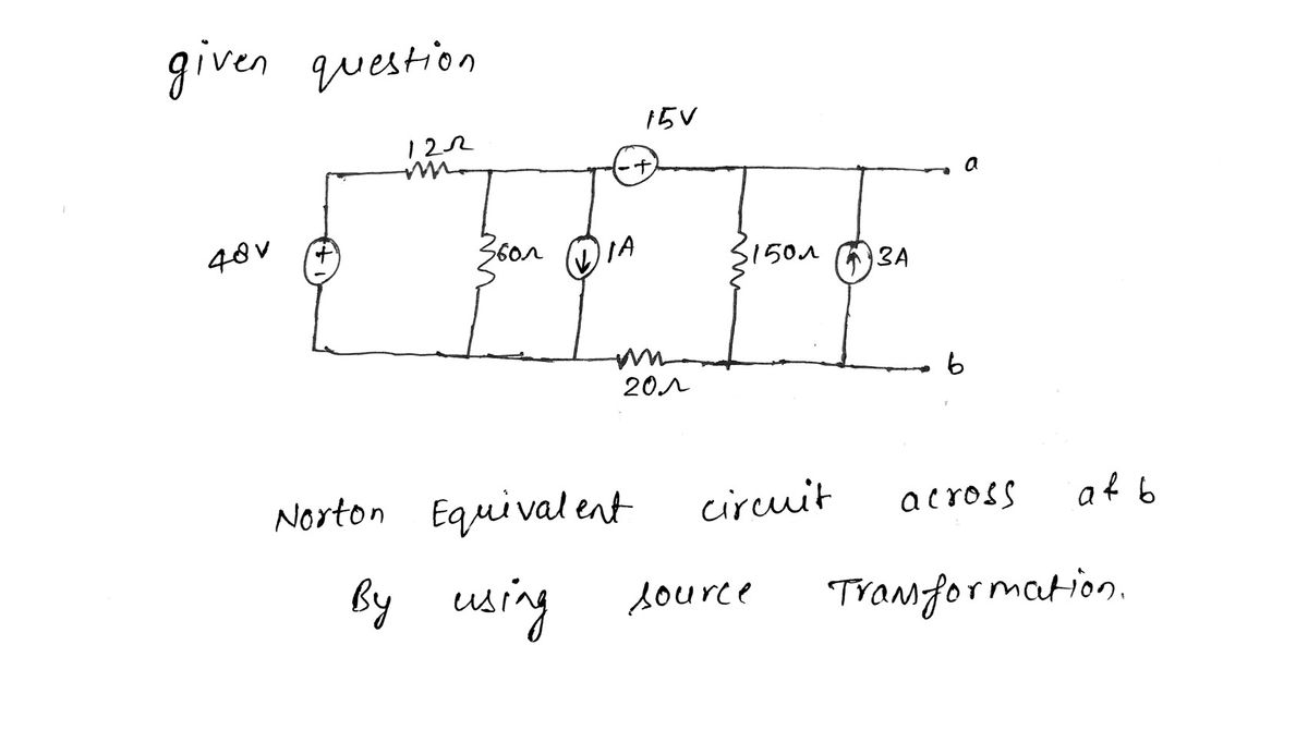 Electrical Engineering homework question answer, step 1, image 1