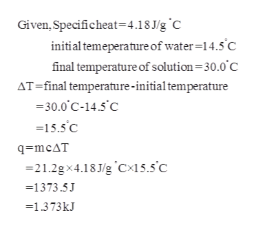 Answered A Calorimeter Contains 0 Ml Of Water Bartleby