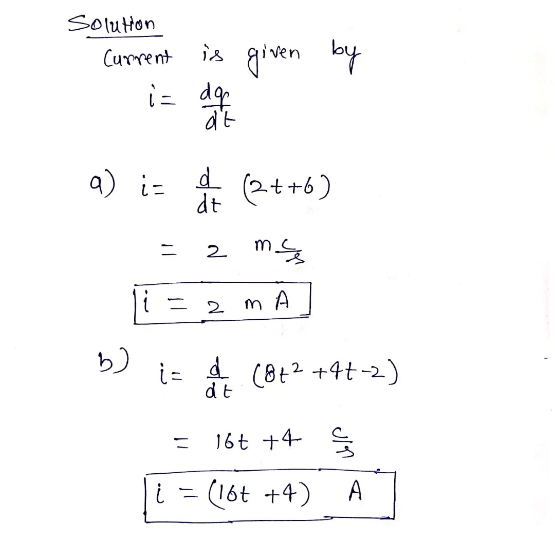 Answered: Determine The Current Flowing Through A… | Bartleby