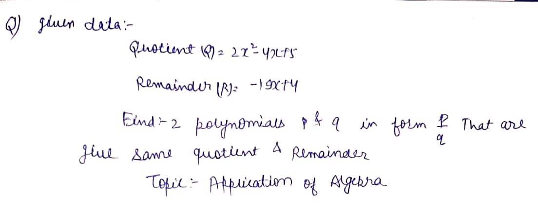 Algebra homework question answer, step 1, image 1