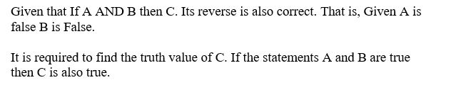 Answered: Given: If A AND B, Then C. Given: The… | Bartleby