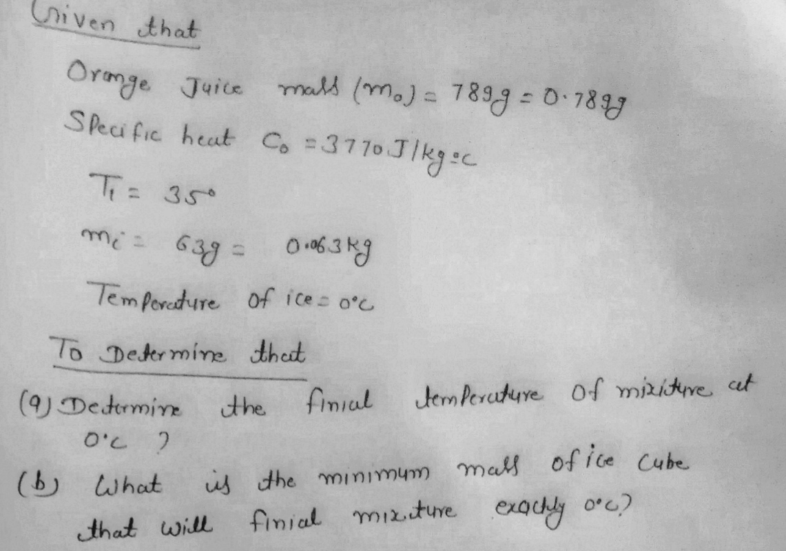 Physics homework question answer, step 1, image 1