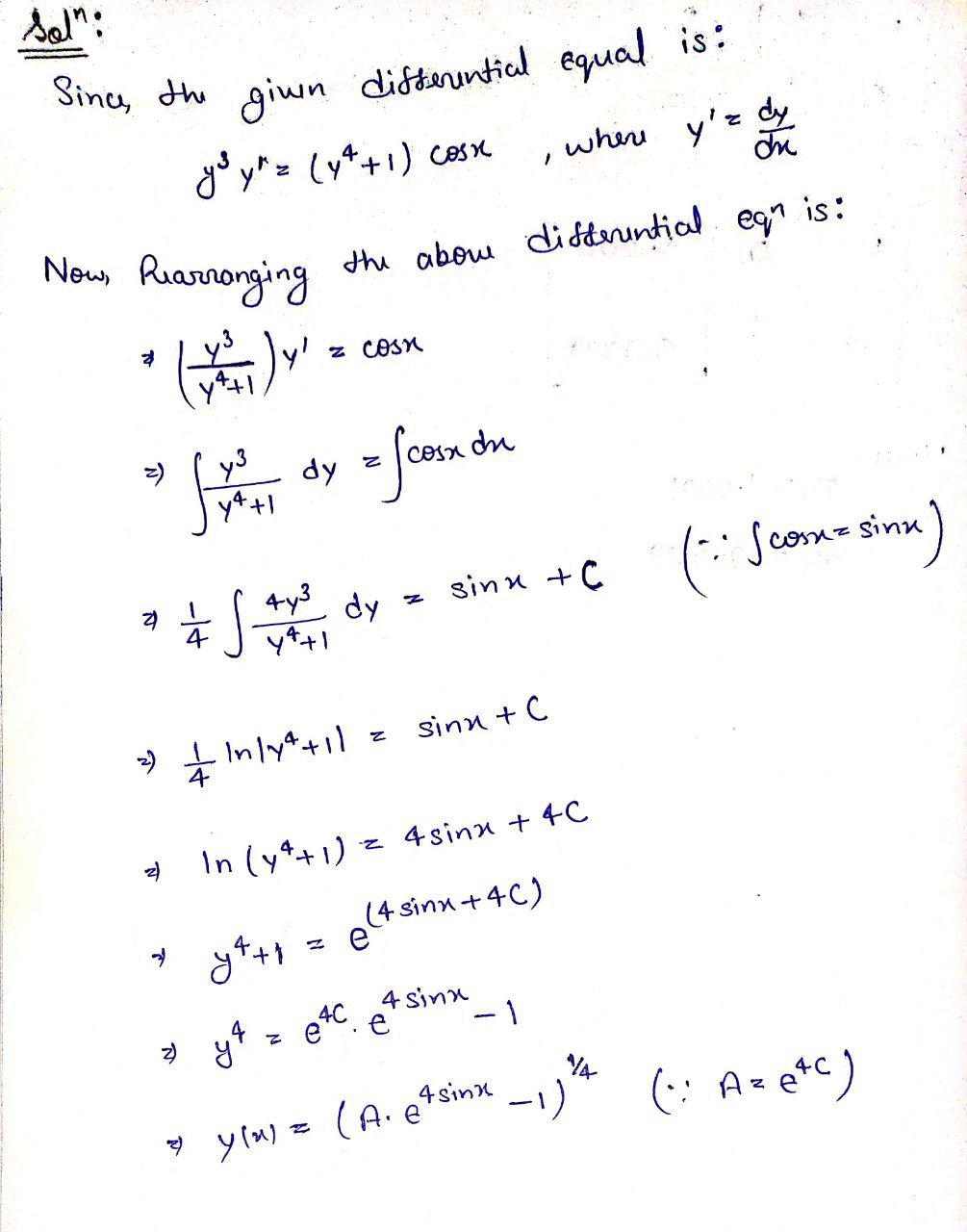 Advanced Math homework question answer, step 1, image 1