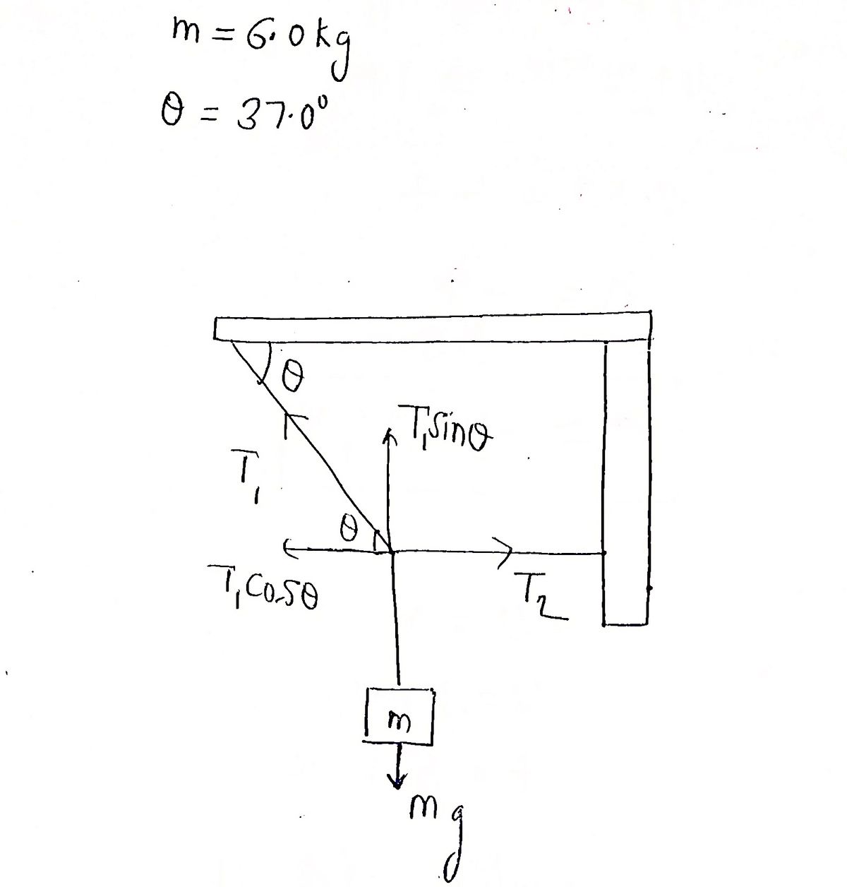 Physics homework question answer, step 1, image 1