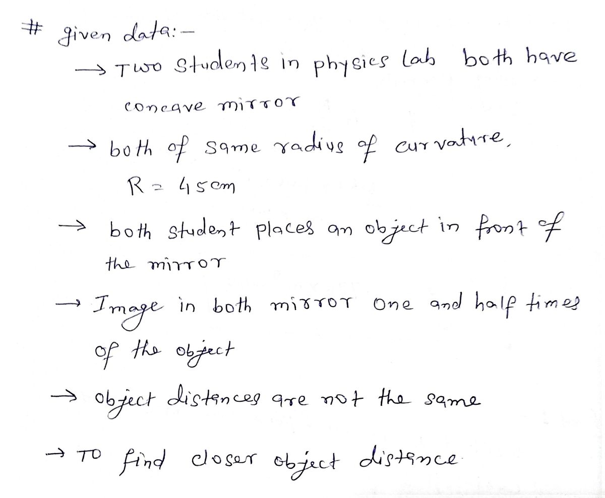 Physics homework question answer, step 1, image 1