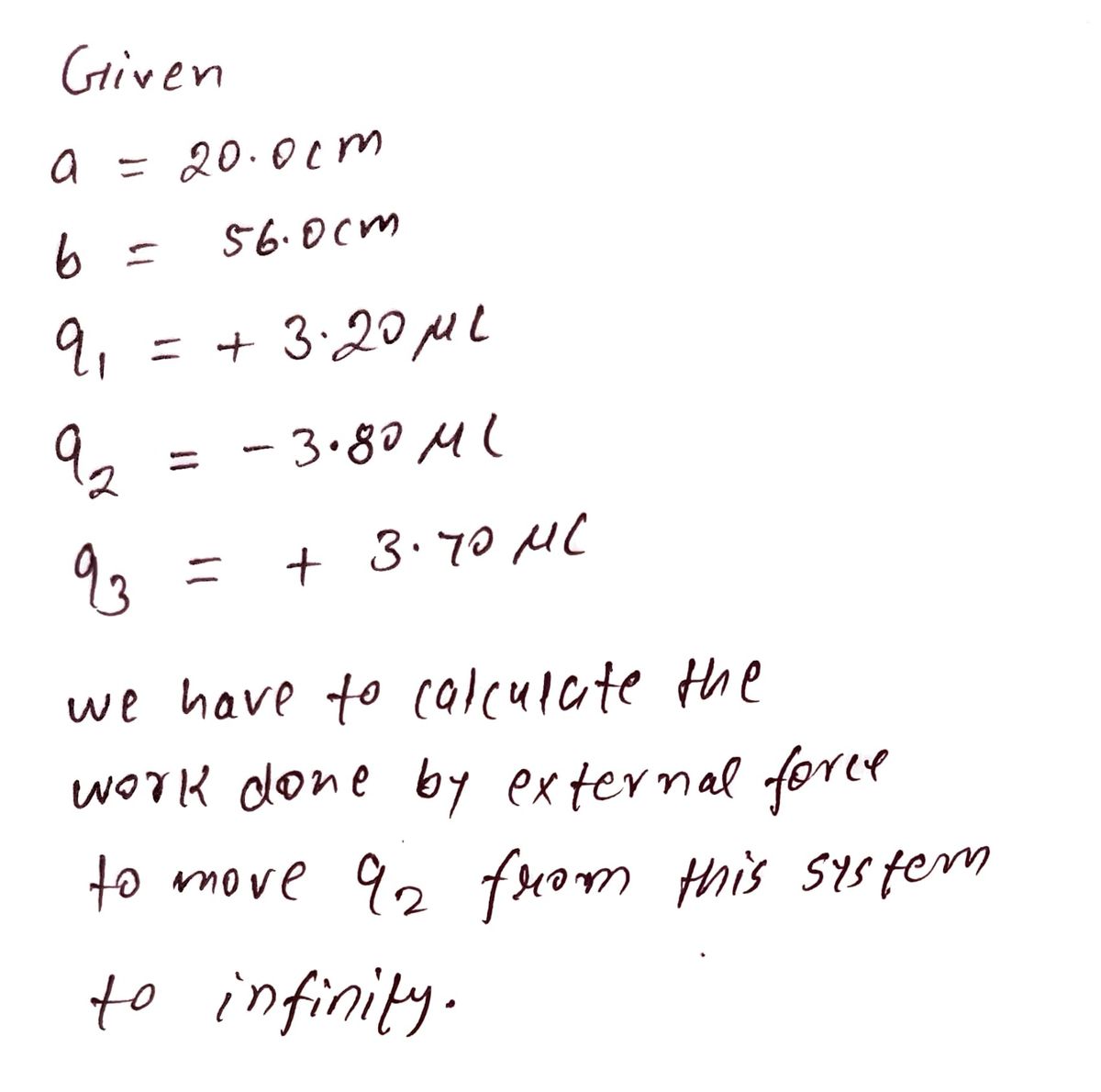 Physics homework question answer, step 1, image 1