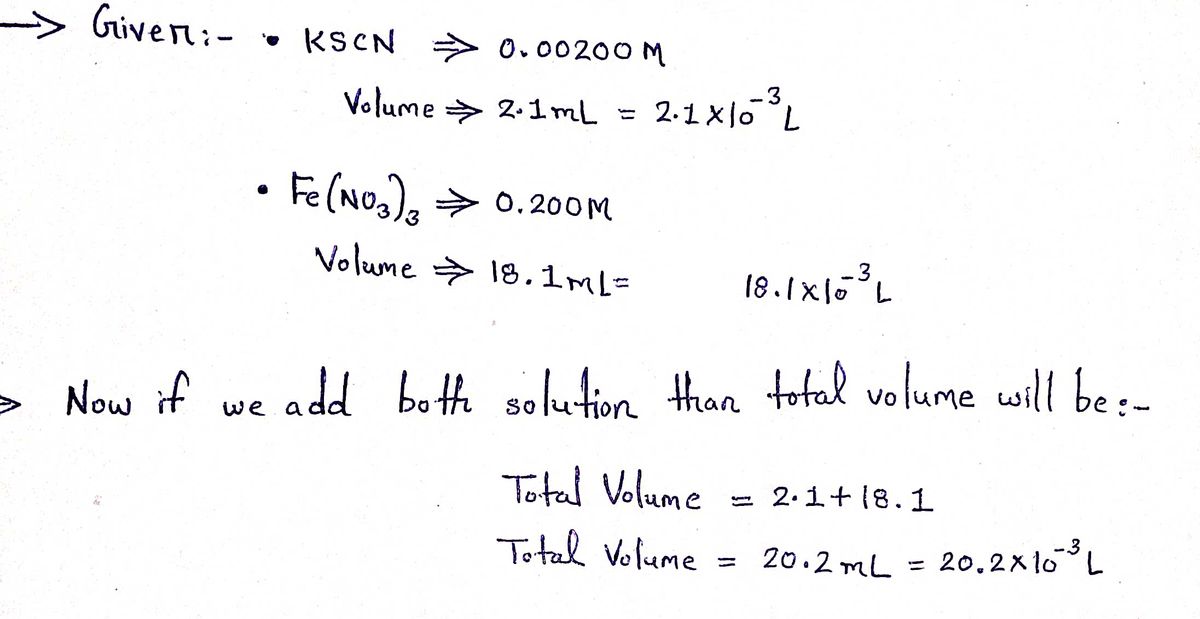 Chemistry homework question answer, step 1, image 1