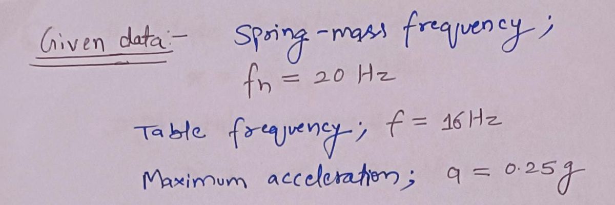 Mechanical Engineering homework question answer, step 1, image 1