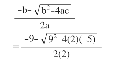 b 2 4ac 4a