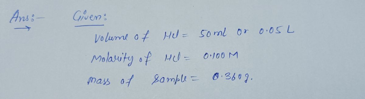 Chemistry homework question answer, step 1, image 1