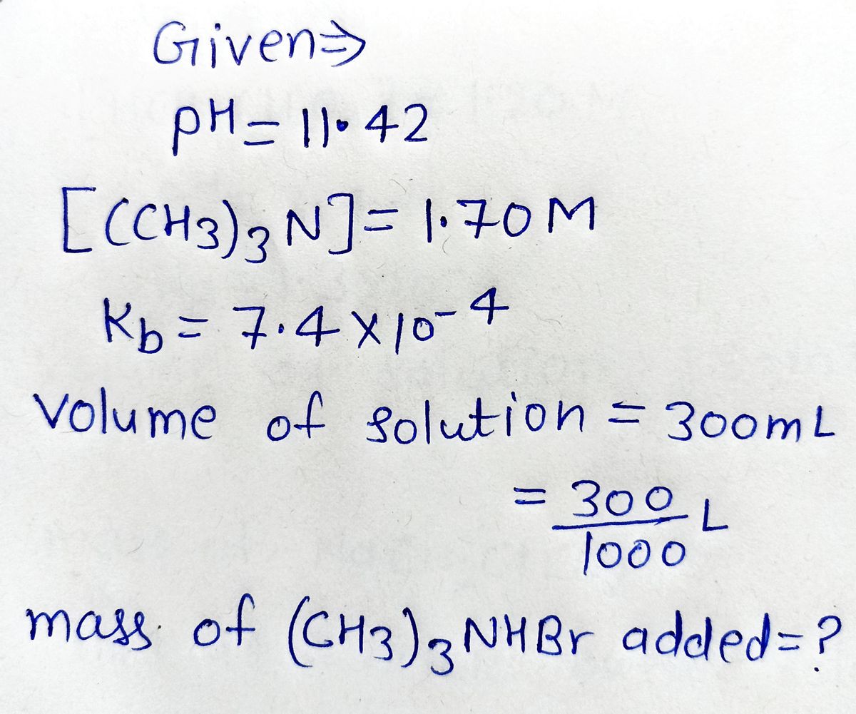 Chemistry homework question answer, step 1, image 1