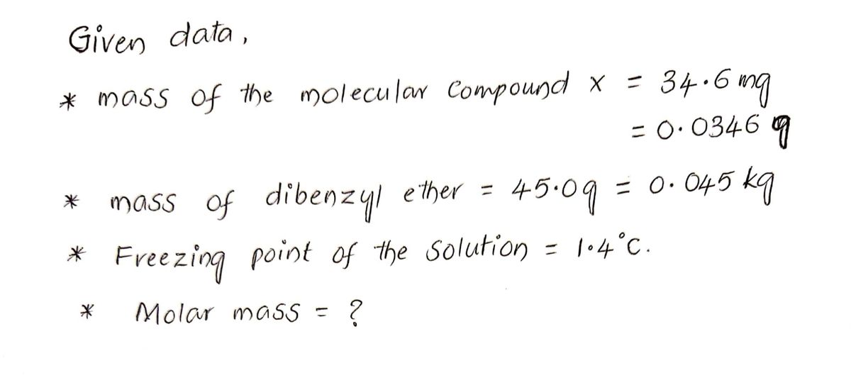 Chemistry homework question answer, step 1, image 1