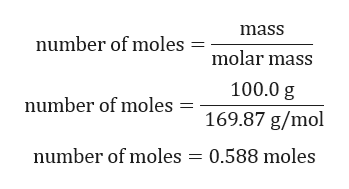 Answered: In the reaction of silver nitrate with… | bartleby