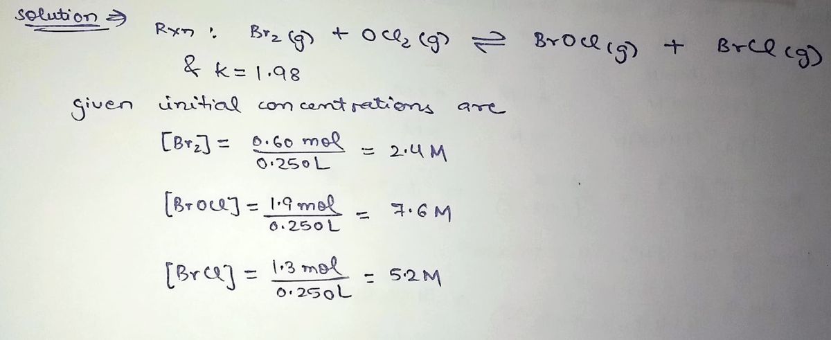 Chemistry homework question answer, step 1, image 1