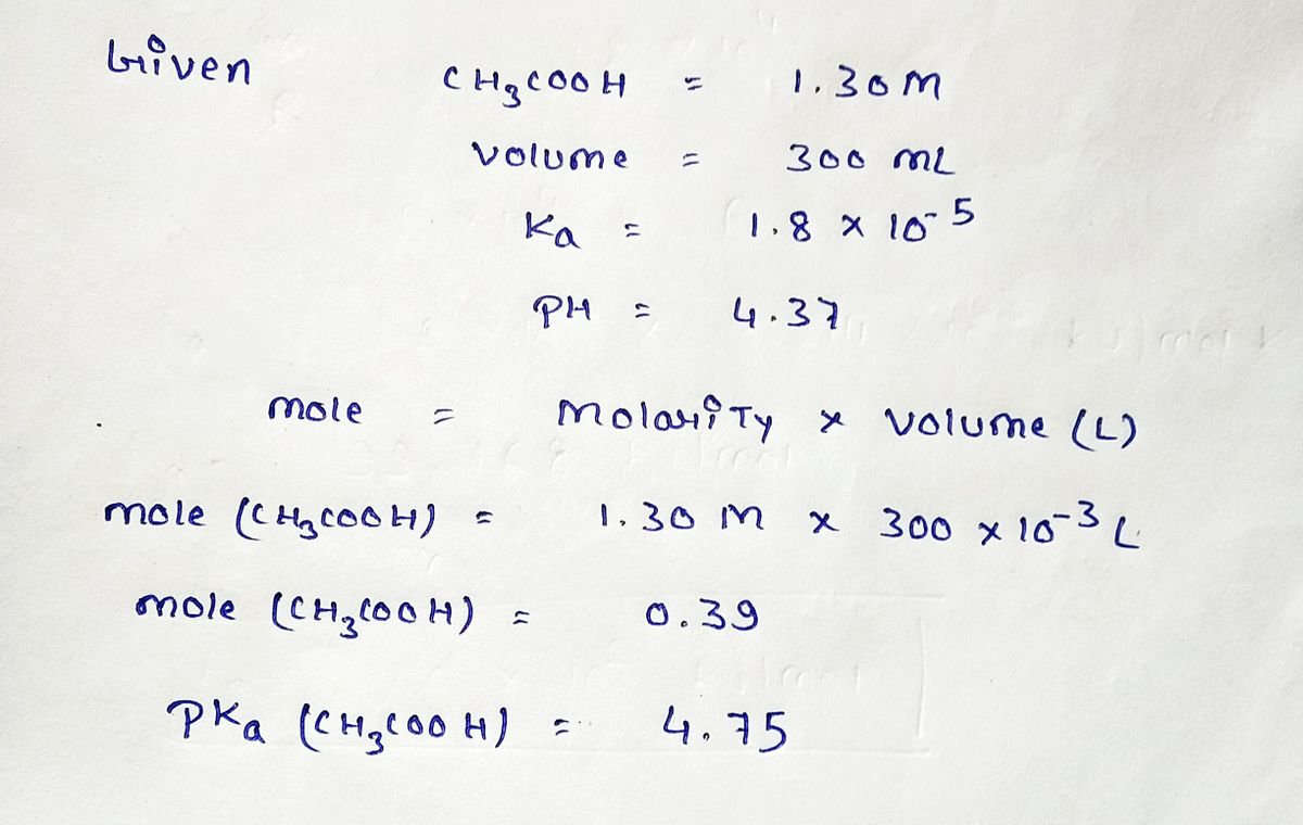 Chemistry homework question answer, step 1, image 1