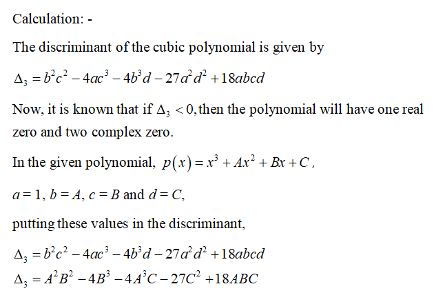Answered Show That A Cubic Polynomial X3 Ax2 Bartleby