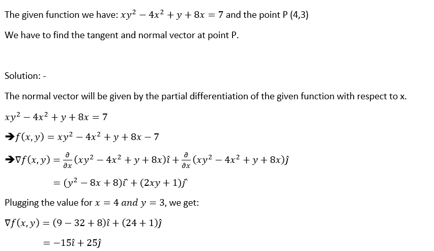 Answered Find A Normal Vector At Point P Xy2 Bartleby