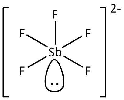 Answered: Draw a molecular model for: SbF5^2-… | bartleby