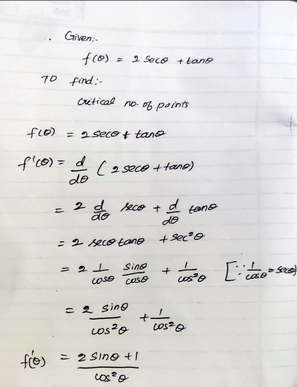 Calculus homework question answer, step 1, image 1