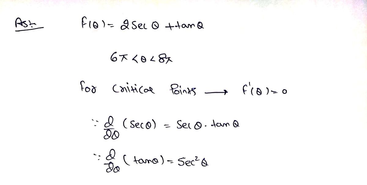 Calculus homework question answer, step 1, image 1