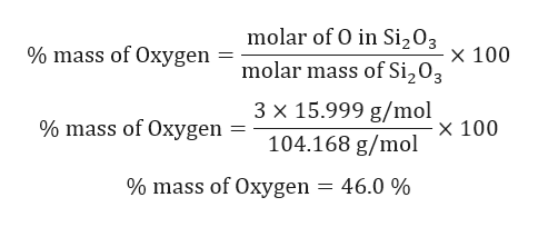 molar mass of oxygen