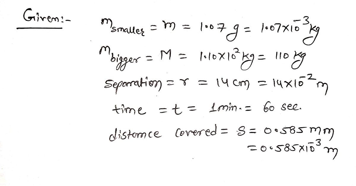 Physics homework question answer, step 1, image 1