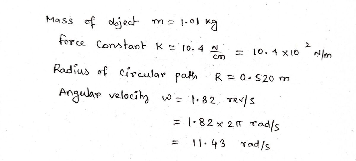 Physics homework question answer, step 1, image 1