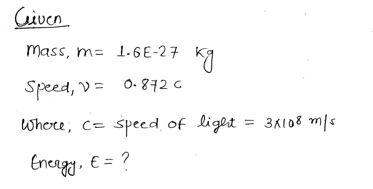 Physics homework question answer, step 1, image 1