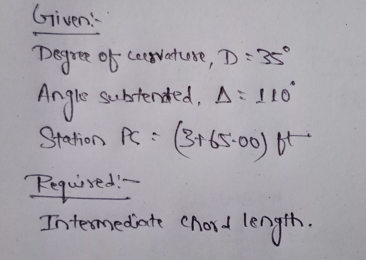 Civil Engineering homework question answer, step 1, image 1